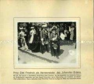 Eitel Friedrich von Preußen als Ritter des Johanniterordens
