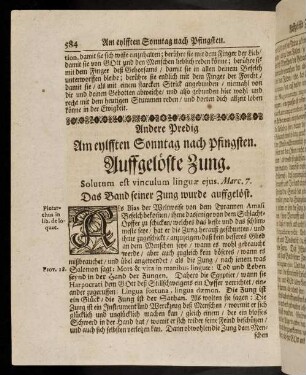 584-593, Andere Predig am eylfften Sonntag nach Pfingsten