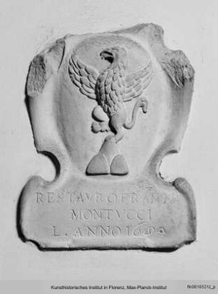 Wappenschild der Familie Montucci