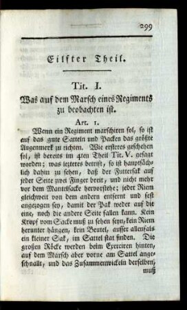 Eilffter Theil