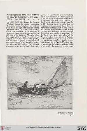 82: The etchings and dry-points of Frank W. Benson