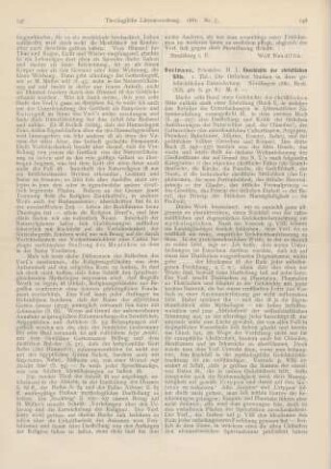 148-153 [Rezension] Bestmann, H. J., Geschichte der christlichen Sitte. I. Thl.: Die sittlichen Stadien in ihrer geschichtlichen Entwickelung