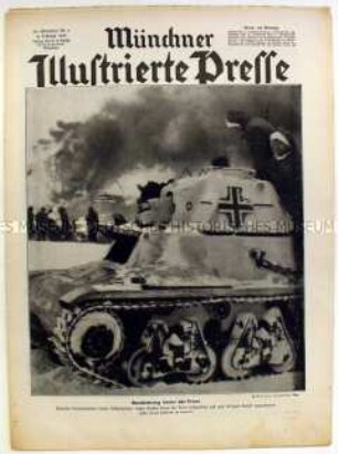 Wochenzeitschrift "Münchner Illustrierte Presse" u.a. über den Angriff der japanischen Luftwaffe auf britische Truppen in Südostasien