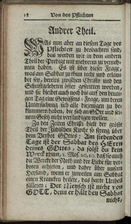 Andrer Theil.