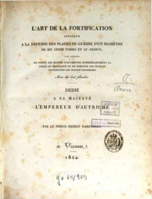 L' Art de la fortification