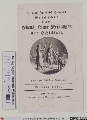 Bildnis Carl Friedrich Bahrdt