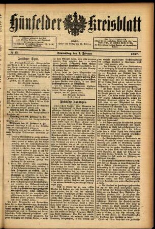 Ausgabe vom Donnerstag, den 04. Februar 1897.
