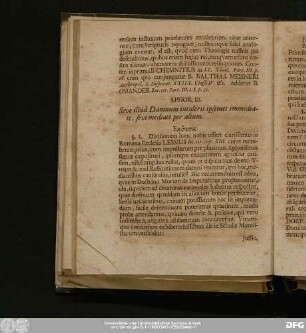 Aphor. III. Sive illud Damnum intulerit ipsemet immediate, sive mediate per alium.