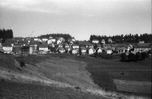 St. Georgen (Schwarzwald): Gesamtansicht, Panorama, vom Ortseingang