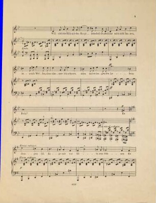 Lieder : für eine Singstimme mit Begleitung des Pianoforte, 12. Der Friedensbogen : "Es tobte das Wetter" ; (H. Zöllner) ; Op. 9, No. 4