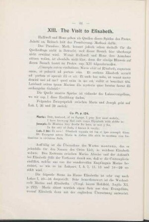 XIII. The Visit to Elisabeth.