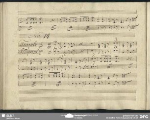 No. 14 Schlußchor (tr, timp)