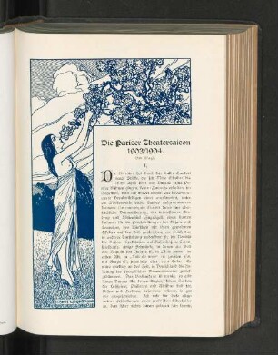 Die Pariser Theatersaison 1903/04
