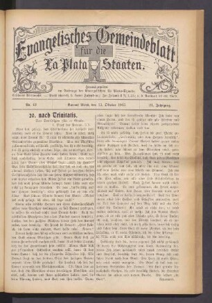 N°. 42. 13. Oktober 1915