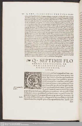 De Praescriptionibus Haereticorum, Liber