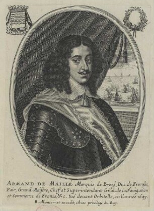 Bildnis des Armand de Maillé, Marquis de Brezé