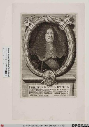 Bildnis Philipp Jacob Tetzel (von Kirchensittenbach)