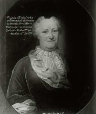 Magdalena Sophia Gräfin von Schönburg-Hartenstein, geb. Fürstin von Schwarzburg-Sondershausen