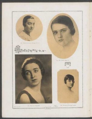 [Fotografías de] Sta. María Antonieta Arteaga Sienra [y] Sta. Ana Butler Balparda [y] Sta. Francine Bernardi [y] Sta. Margarita Arteaga Sienra