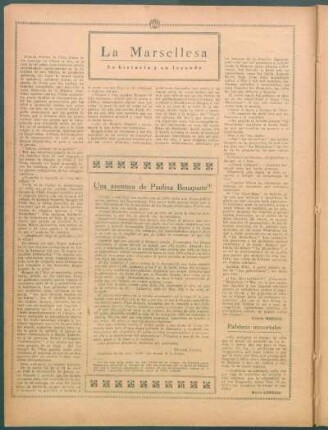 Una aventura de Paulina Bonaparte