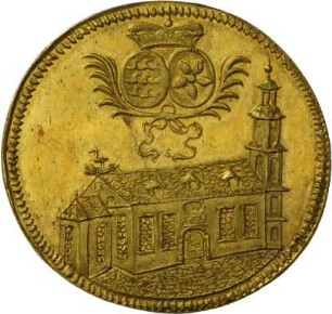 Medaille auf die Einweihung der Kirche St. Martin in Gochsheim, 1704