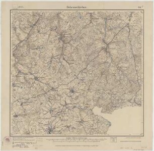 Section Bobenneukirchen aus: Topographische Karte (Meßtischblätter) Sachsen