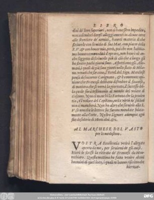 Al Marchese Del Vasto per lo medesimo.