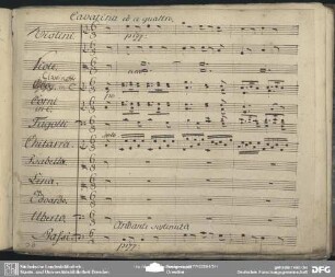 Cavatina ed a quattro: "Una fida Pastorella"