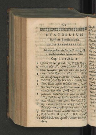 Evangelium Sanctum Praediicationis Lucae Evangelistae.