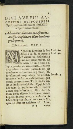 Divi Aurelii Augustini Hipponensis Episcopi Confessionum libri XIII. in Epitomen redacti.