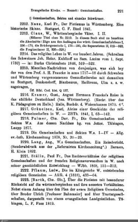 i) Gemeinschaften, Sekten und einzelne Schwärmer