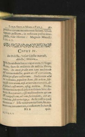 Caput IV. De Delectu Militum.