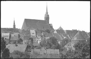 Bautzen. Blick auf Bautzen, Dom St. Petri