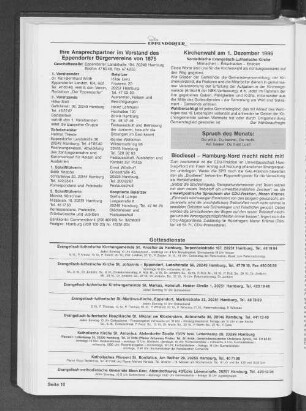 Kirchenwahl am 1. Dezember 1996