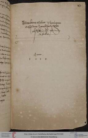 Jenaer Theologen zum Frankfurter Rezeß 1558