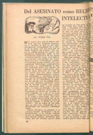 Del asesinato como recreo intelectual - [Continuación]