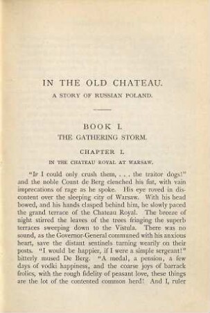 In the old chateau : a story of Russian Poland