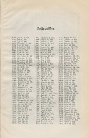 Zeitregister.