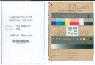 Entnazifizierung Hermann Hallbaur , geb. 07.05.1889 (Vertreter)