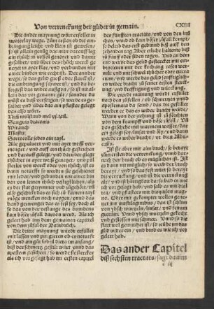 Das ander Capitel diß sechsten tractats/ sagt da aim der kinbacken auß der stadt/ oder verrencket ist.