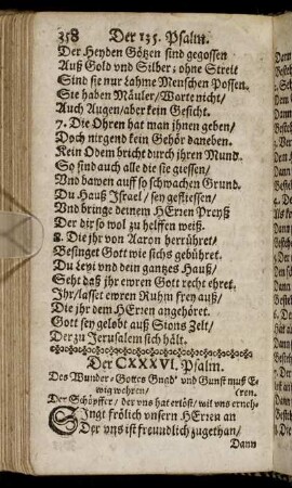 Der CXXXVI. Psalm. - Der CL. Psalm.