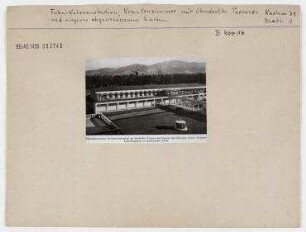Repro aus einer Veröffentlichung: Neubau einer Tuberkulosestation im Alpenvorland. Süddeutschland