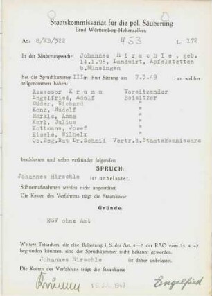 Hirschle, Johannes