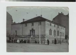 Dresden-Friedrichstadt. Konzert- und Balletablissement Bellevue (Ball-Etablissement Oswin Nitzsche), Außenansicht