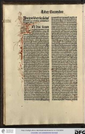 Incipit liber secundus de ministris et ordinibus ecclesiasticis et de eorum officiis.