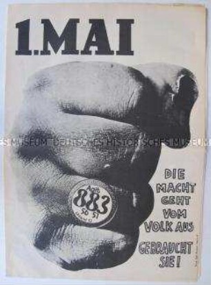 Sonderausgabe der APO-Zeitung "Agit 883" zum 1. Mai