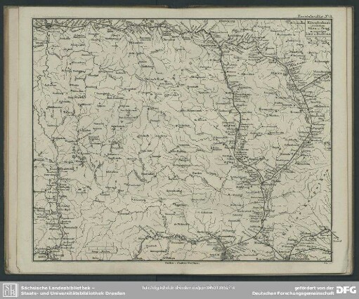 Eisenbahn-Atlas N° 3. IV. Eisenbahnen zwischen Wien u. Prag, u. zwischen Linz u. Budweis