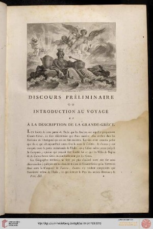 Discours préliminaire ou introduction au voyage