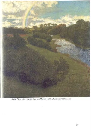 Arthur Illies: "Regenbogen über dem Alstertal", 1899 (Hamburger Kunsthalle)