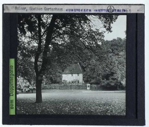 Weimar, Goethes Gartenhaus